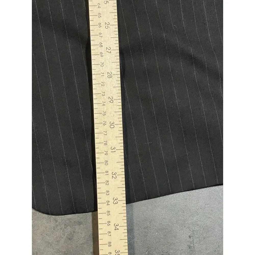 Mens Black Blazer 48R Size MIDTOWN MAN Sport‎ Coat Vintage Jacket. D-315